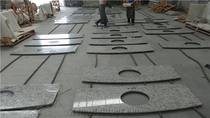 Santa Cecilia Light Countertops ，Brazil Granite Countertop, Bathroom Countertops,Bathroom Vanity Tops,Custom Vanity Tops