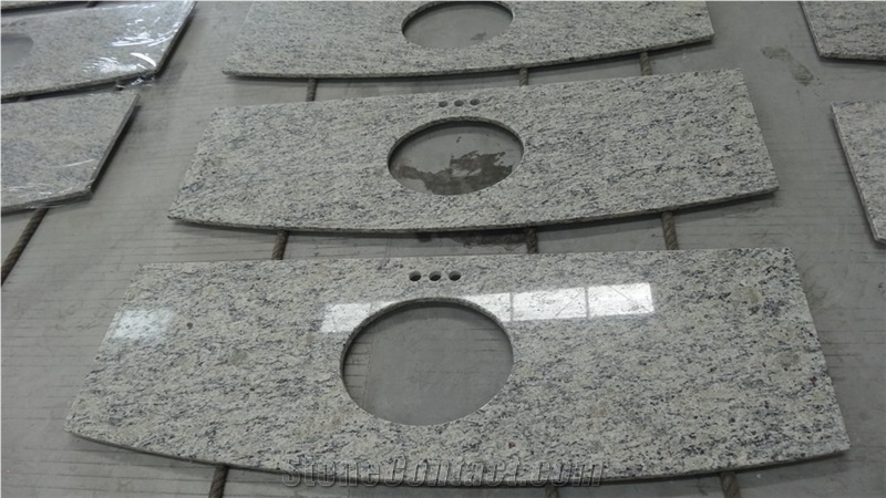 Santa Cecilia Light Countertops ，Brazil Granite Countertop, Bathroom Countertops,Bathroom Vanity Tops,Custom Vanity Tops