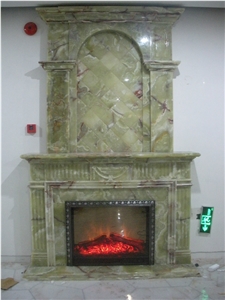 Onyx Fireplace Mantel