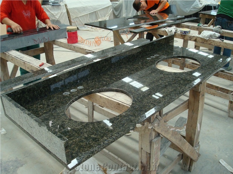 Prefab Granite Bathroom Countertop