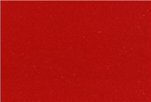 Red Manmade Quartz,engineered Stone