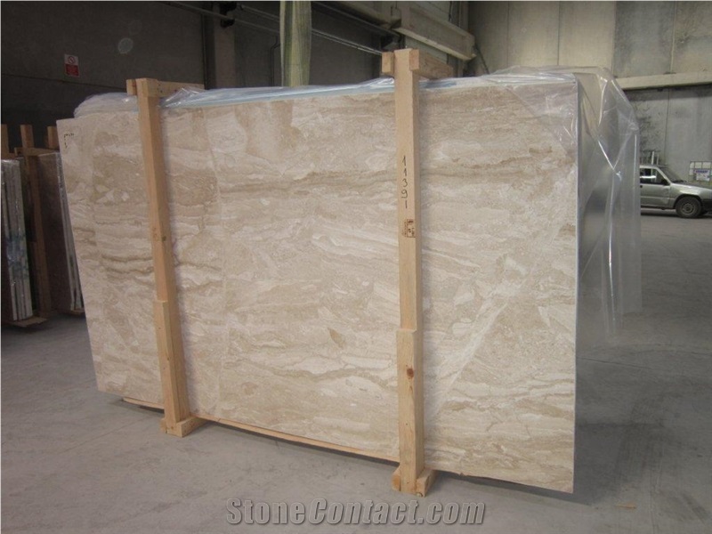 Diana Royal Marble Slabs & Tiles, Beige Polished Marble Floor Tiles, Wall Covering Tiles