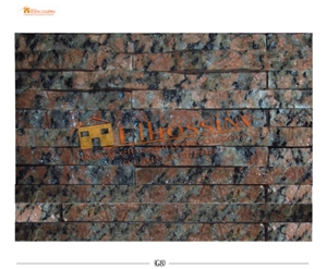 Red Sphynx Granite Stacked Wall Stone Red Sphynx Granite Stacked Wall Stone