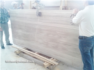 White Wood Grain Marble Slabs,White Wood Vein Marble Slabs, Wooden White Marble Slabs