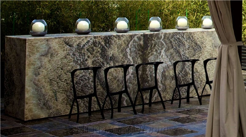 Sky Onyx Translucent Wall Panel, Sky Black Onyx Wall Panel