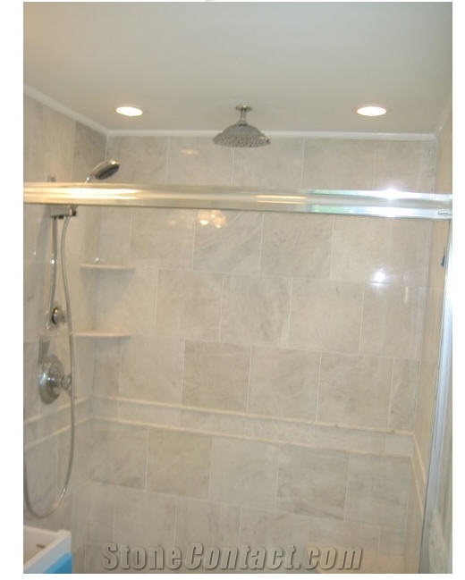 Alpine White Marble Wall Tiles, Floor Tiles, Bathroom Design