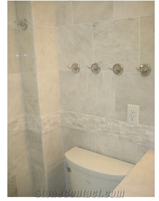 Alpine White Marble Wall Tiles, Floor Tiles, Bathroom Design