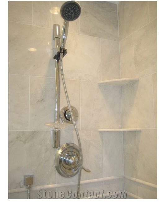 Alpine White Marble Wall Tiles, Floor Tiles, Bathroom Design