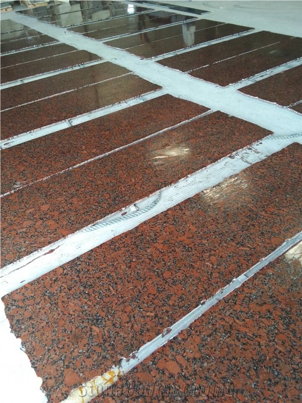 Rosso Santiago Granite Tile, Ukraine Red Granite