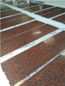 Rosso Santiago Granite Tile, Ukraine Red Granite