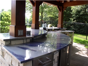 Azul Imperial Quartzite Countertop