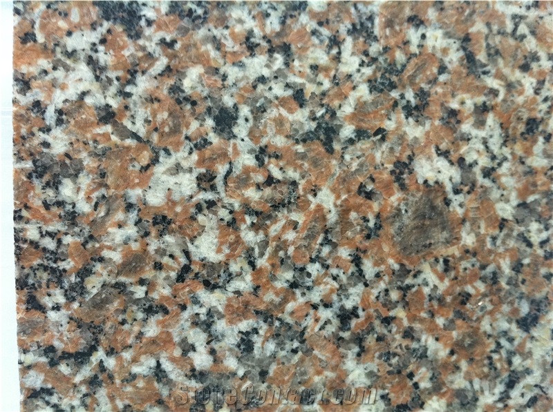 G368 Red Granite, Wulian Red, Polished/flamed/pineapple/sandblasted Surface