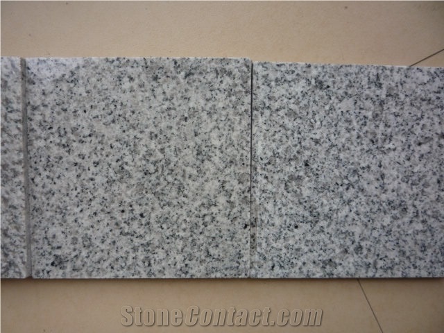 G615 Jinjiang Qingtou White, White and Grey Granite Paving Stone, Cobble Stone