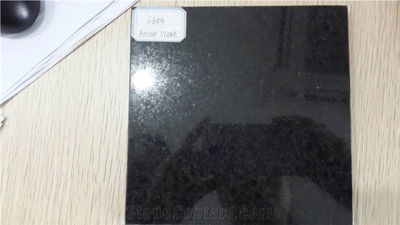 G684 Fuding Black, Black Basalt, Polish/honed Surface, Tiles, Slabs