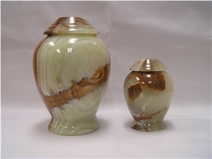 Multi Green Onyx Urn