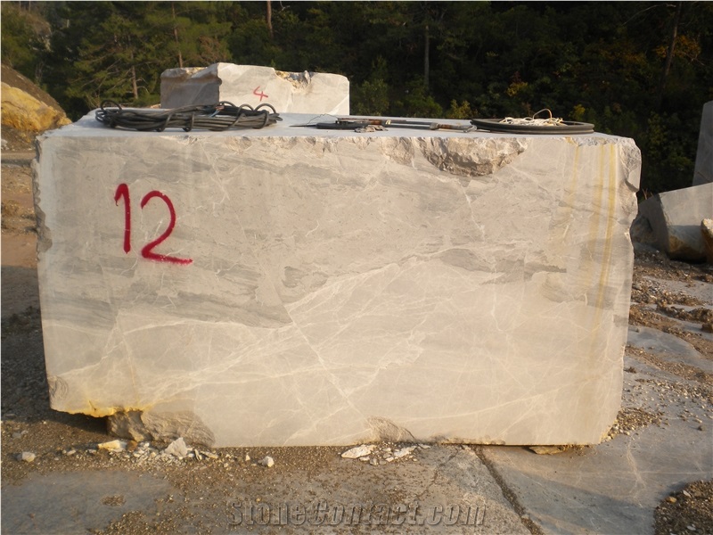 Luna Grey Marble Block , Turkey Grey Marble Block