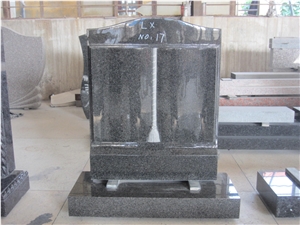 Impala Black Granite Tombstone,monument.gravestone, Nero Impala Black Granite Gravestone