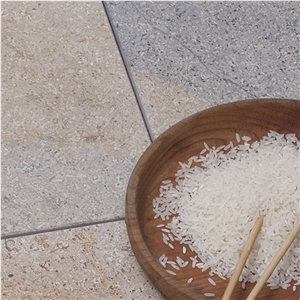 Transylvania Rice Bicolor Polished Floor Tiles, Romania Grey Limestone Transylvania Rice Bicolor Polished Floor Tiles, Romania Grey Limestone