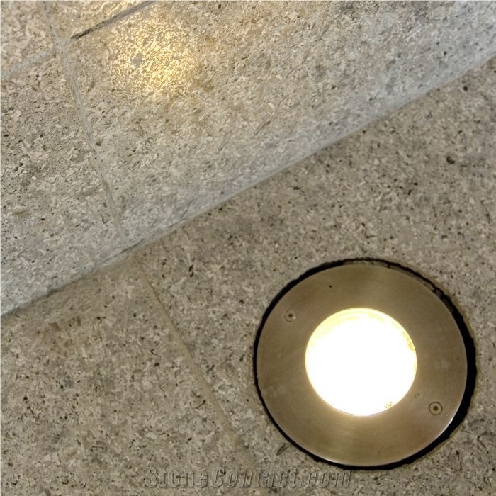 Transylvania Rice Limestone Tiles, Romania Grey Limestone