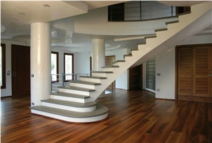 Azul Bateig Grey Limestone Staircase