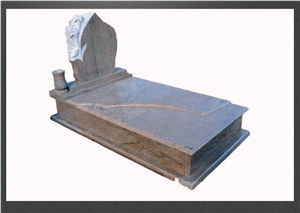 Multicolor Red Granite Single Monument