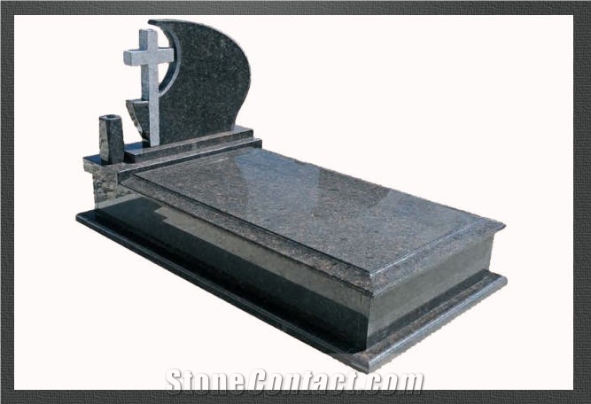 Tan Brown Granite Monument