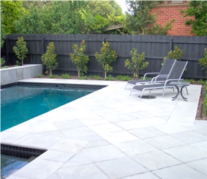Victorian Bluestone Pool Deck Pavements, Grey Blue Stone