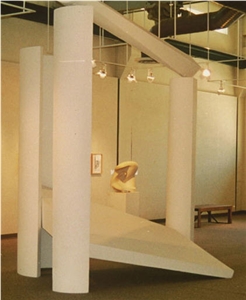 Abstract Sculpture, White Marble