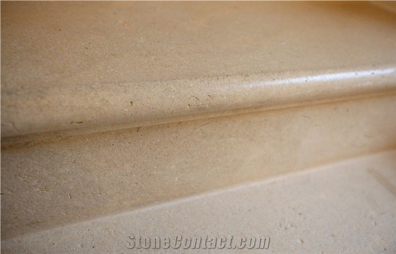 Mazzaro Limestone Stairs, Mazzaro Beige Limestone Stairs