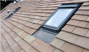 Brown, Red, Biege, White, Black, Yellow, Grey Sandstone Roof Tiles