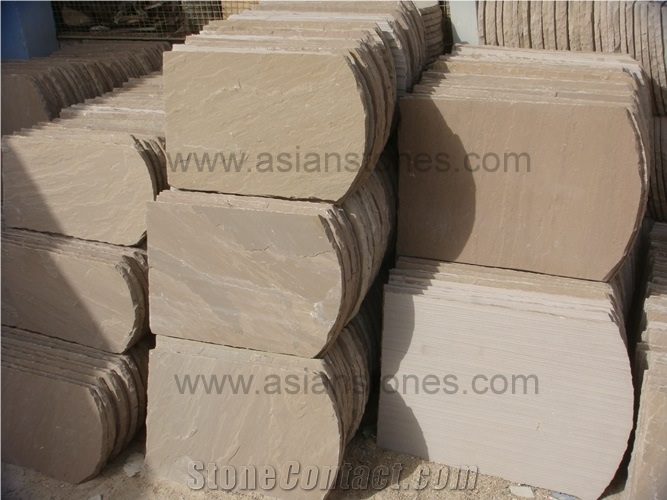Brown, Red, Biege, White, Black, Yellow, Grey Sandstone Roof Tiles
