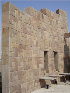 Building and Walling Stones, Brown, Biege, Yellow, White, Red, Grey Sandstone Walling