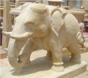 Elephants Religious Sculpture, Animal Statue