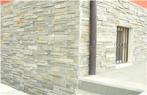 Mint White Sandstone Stacked Stone, Cultured Stone, Wall Cladding
