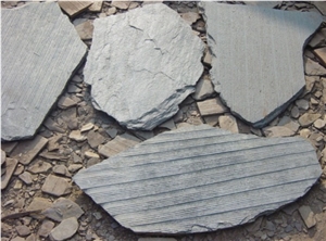 Modak Yellow Sandstone Flagstone Pool Terrace