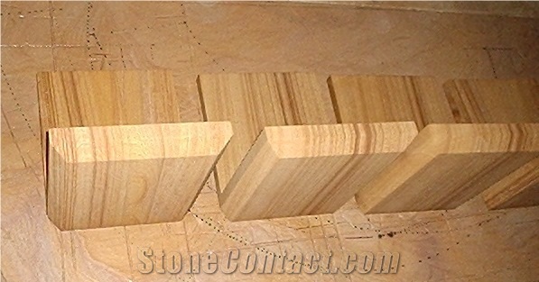 Pier Cap and Quoins, Yellow, White, Biege, Grey, Red Sandstone Pier Cap