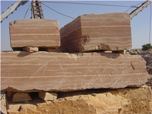 Sandstone Blocks, India Yellow, Red, White, Rainbow, Grey Sandstone