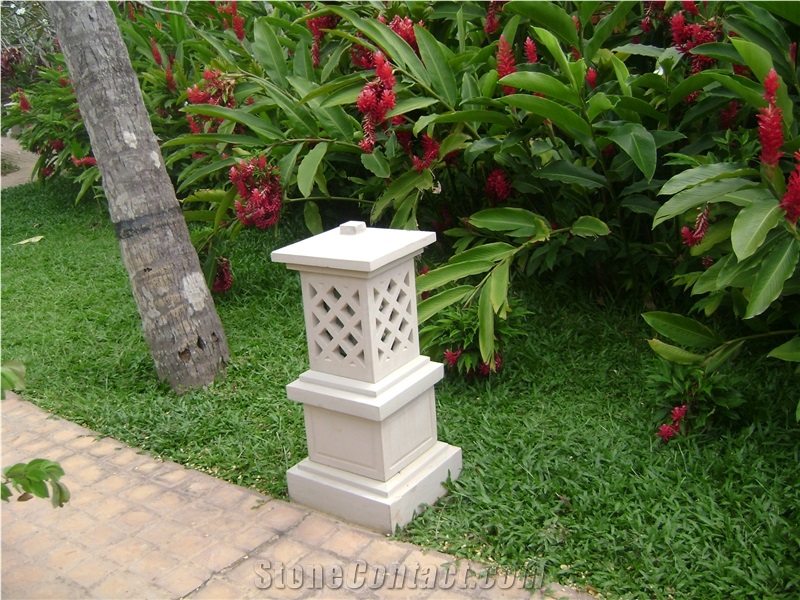 White Sandstone Lamps, Yellow Sandstone Lamps