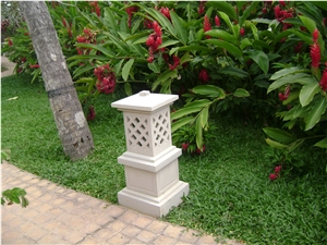 White Sandstone Lamps, Yellow Sandstone Lamps