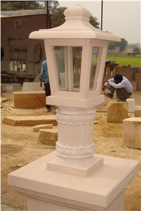 White Sandstone Lamps, Yellow Sandstone Lamps