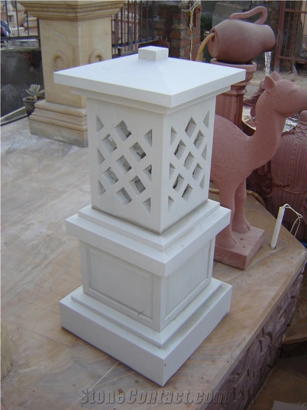 White Sandstone Lamps, Yellow Sandstone Lamps