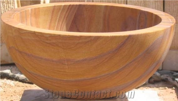 Yellow Sandstone Sinks & Basins
