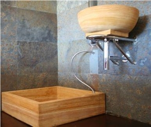 Yellow Sandstone Sinks & Basins