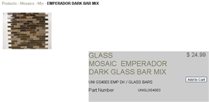 Glass Mosaic Emperador Dark Marble and Glass Mix, Emperador Dark Brown Marble Glass Mosaic Glass Mosaic Emperador Dark Marble and Glass Mix, Emperador Dark Brown Marble Glass Mosaic