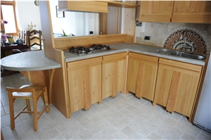 Pietra Di Cogne Kitchen Countertop, Pietra Di Cogne Grey Quartzite Kitchen Countertops