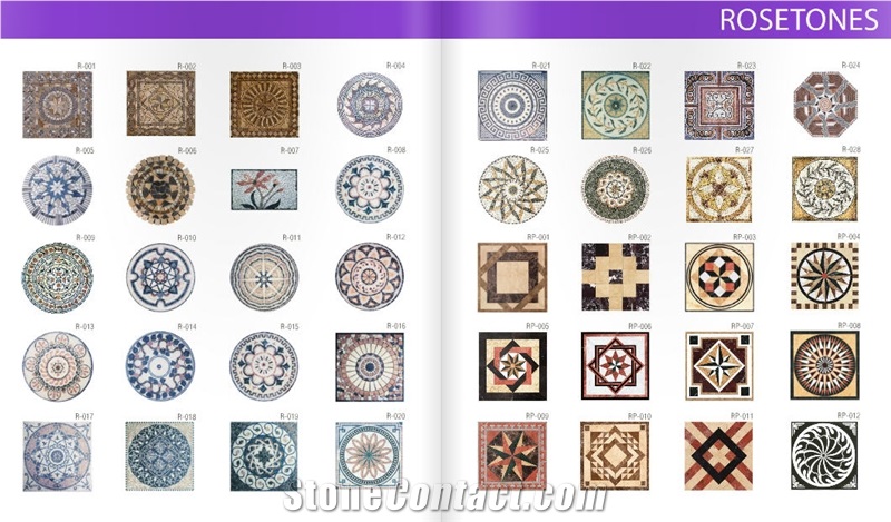 Marble Mosaic Floor Medallions