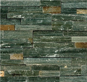 Pizarra Verde Slate Ledge Stone, Cultured Stone