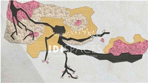 Natural Stone and Glass Mosaic Hanami XL