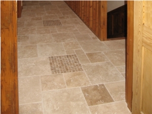Travertine Floor Tiles, Turkey Beige Travertine