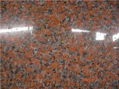 Maple Red, Red Granite Tiles